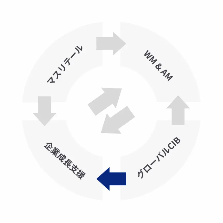 ビジネスモデル（クロスボーダー機会、 金融技術）の図